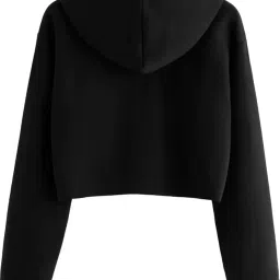 beltly Teddy Crop Cute Hoodie Sweatshirt Women Casual Stylish Latest White Black Pink Lavender Beige Girl image 1