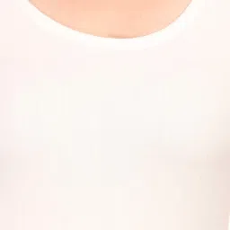 neva Women's Sleeveless Slim Fit Thermal Top (Esancia) - Off White image 3