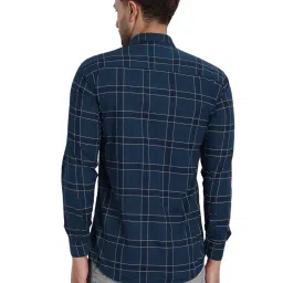 majestic man Slim Fit Cotton Casual Check Shirt for Men image 3