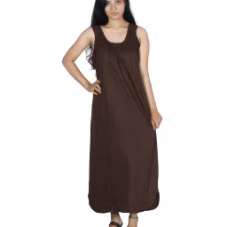 Full Nighty Slips for Womens and Girls, Cotton Camisoles Pack of 2.(PN) image 4