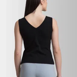 fablestreet Cotton Livin Camisole - Black image 3