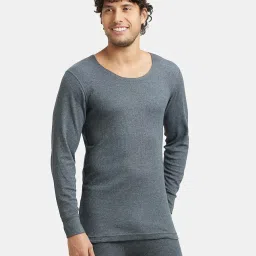 jockey 2401 Men's Super Combed Cotton Rich Full Sleeve Thermal Undershirt with Stay Warm Technology image 4