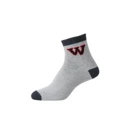 we-we Athletic Ankle Socks, Cotton Blend, Unisex, Moisture Wicking, 3 Pairs image 2