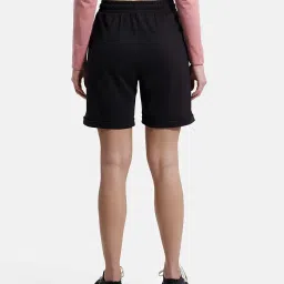 jockey AW23 Women's Super Combed Cotton Rich Regular Fit Shorts with Side Pockets image 2