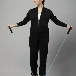 uzarus Women's Fleece Winter Athletic Gym Running Sports Track Suit Co-ord Sets image 1