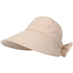 mtroyaldia Sun Hats for Women Wide Brim Visor UV Protection Hat for Beach Summer Packable Hat Beige image 1