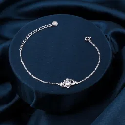 zalkari Silver Layered Star Link Bracelet image 3