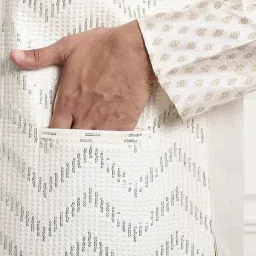 sojanya PLUS (Since 1958) Men's Cotton Designer Long Kurta image 5