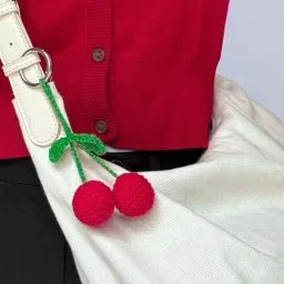 eco right Crochet Keychain for Women, Bag Charms, Cute keyrings & keychains, Perfect Accessories & Gifts for Women image 4