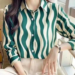 greciilooks Shirt for Women Stylish | Long Shirt for Women | Oversized Shirt for Women | Women Shirt | Woman TOP image 2