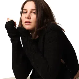 only Women's Cotton Blend Classic Pullover Sweater image 1