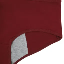 ragabandha design studio Women's Period Panty Hipster Leak Proof Underwear for Medium Flow - Set of 2 image 2