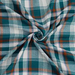 b bigreams - your comfort is our mission BIGREAMS Men's Unstitched Pure Cotton Herringbone Casual Wear Checkered Shirt Fabric - 0% Color Fade (Summer Shirt Piece) image 5