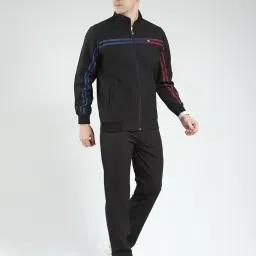 monte carlo Men's Regular Fit Tracksuit | Full Sleeve | Mock Neck | Solid Pattern | Stylish & Comfortable Sportswear Track Suit For Men's image 2