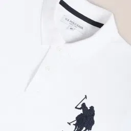 u.s. polo assn. Men's Solid Slim Fit T-Shirt image 2