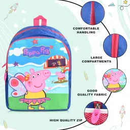 rbrn Lightweight Polyester Casual Kids School Bag for Boys And Girls Cartoon Printed Waterproof Backpack Bag Ideal for Small Kids Bag lkg ukg nursery class 3-5 Years 14 inches image 2