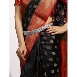 peora Kundan Studded Waist Belt Belly Chain Traditional Jewellery Set Gift for Women image 2