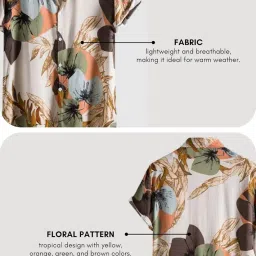 leriya fashion Shirt for Men | Mens Casual Shirt | Men Stylish Shirt | Men Printed Shirt | Men's Regular Fit | Men Formal Shirt | Half Sleeve Shirt image 3