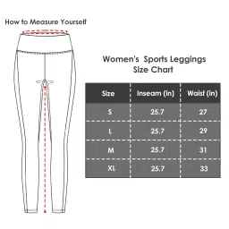 wildbrocket High Waist Ankle Length Slim Fit Gym Workout Tights Yoga Pants Leggings for Women image 1