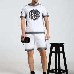 spense clothing Men's Cotton Short Sleeve T Shirt & Shorts Set with 2 Pockets || Casual Co-ord Sets image 5