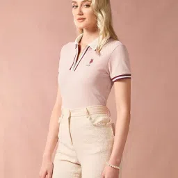 u.s. polo assn. Women's Regular Fit Polo Shirt image 4