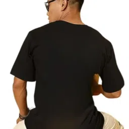 neocardin Men's Overiszed Cotton Half Sleeve Drop Shoulder Regular Fit T-Shirt image 4