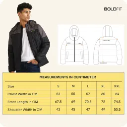 boldfit Jacket For Men Winter Wear Puffer Standard Length Jacket For Men Monsoon Winter Wear For Men Hooded Winter Jackets For Men Padded Bomber Jacket For Men Full Sleeve Men's image 5