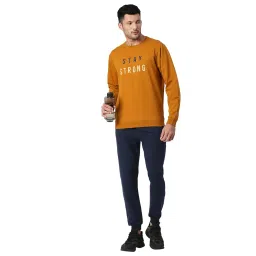 pepe jeans Cotton Blend Men's Kenoua Placement Print Crew Neck Sweatshirt image 3
