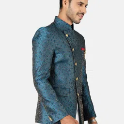 wintage Men's Banarasi Rayon Cotton Bandhgala image 1
