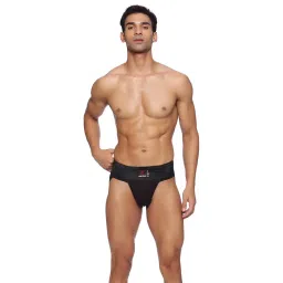 omtex Athletic Gym Cotton Stretchable Supporter Jockstraps with Cup Pocket, Ideal for Workout and Sports Quick Dry Moisture Wicking Underwear image 3