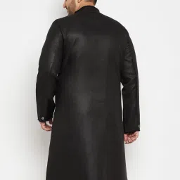 vastramay plus Men's Silk Blend Sherwani Only Top image 2