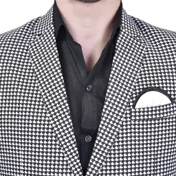 printcultr: merchandise yourself PRINT CULTR Men's Solid Cotton Full Sleeve Blazer for Men - For Festive/Wedding/Party | (PCB6) image 3