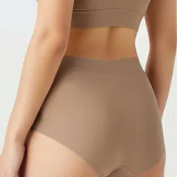 putchi Nylon Blend V-Cross-Hipster-Panty - Brown - Pack of 1 image 2