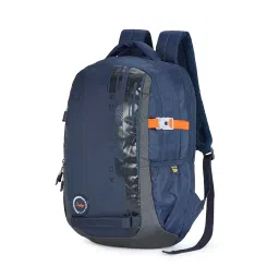 skybags Polyester Solid Chaser 01 Laptop Backpack (H) Blue image 1