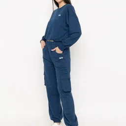 kepa Women Casual co ords Set Track Suit Crop Top Trackpant image 3
