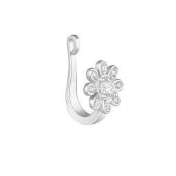 giva 925 Silver Floral Fantasy Nose Pin | Gifts for Women and Girls | With Certificate of Authenticity and 925 Stamp | 6 Months Warranty* image 2