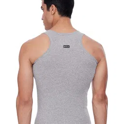 dollar bigboss Men's Solid Regular Fit Gym Vest image 3