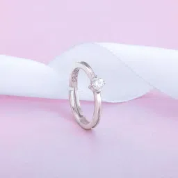 giva 925 Silver Zircon Love Ring | Gifts for Women & Girls image 2