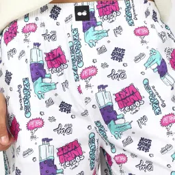 bewakoof Men's Cotton Modern All Over Printed Boxer Shorts image 5