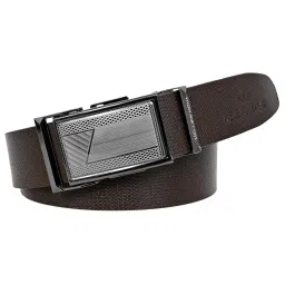 nm mellow nova Leather Belts for Men Original with Autolock Adjustable Buckle | Gift for Friend, Boyfriend, Husband, Father, Son - Formal & Casual Mens image 1