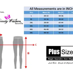 plus size Women Churidar Leggings image 4