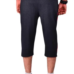 vego Mens Cotton Three by Fourth, 3/4, Capri, Three Quarter Pant Charcol Plus Size image 4