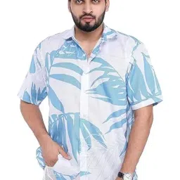 brown culture Men's Cotton Blend Printed Co-ord Sets Casual Home Wear Night Suit for Men image 4