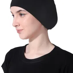 confirtino Women Silky Soft Bamboo Viscose Combo Sleep Cap for Hair Loss Chemo Unlimited Uses Pack of 2 (Multicolor) image 1