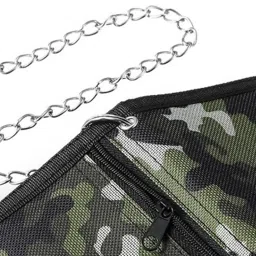 ujeavette Trifold Outdoor Sports Wallet Card Holder with Zipper for Children Men Teens Green image 3