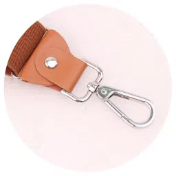 fensir Adjustable Leather Suspenders with Metal Hooks for Men and Women Durable Elastic image 2