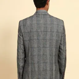 cantabil Men's Checkered Winter Wear Smart Fit Blazer (P_MBZF00103) image 3