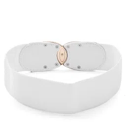 shining diva fashion Waist Belt for Women Dresses Jeans Skirts Hip Saree Western Traditional (White) (14819wb) image 5