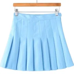 myaddiction Pleated Skirt Activewear Athletic Skorts High Waisted Sky Blue XXL image 2