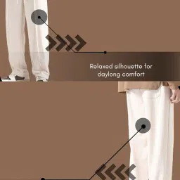 GRECIILOOKS Trouser Pant for Men | Loose Fit Man Track Pants | Formal Causal Regular Fit | Baggy Stylish | Relaxed Cargo | Summer| Stretchable (Sports | Gym | Yoga) image 3